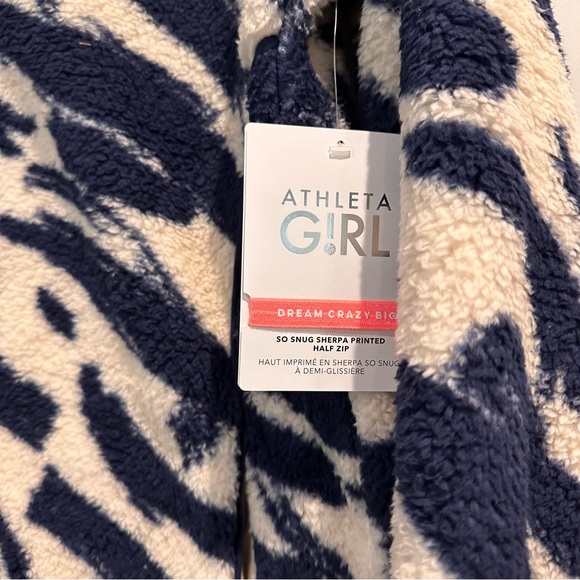 Athleta Girl So Snug Sherpa Half Zip - youth size XXL - Picture 2 of 4
